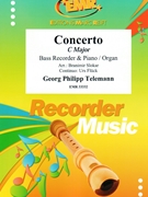 Concerto C Major by Telemann Georg Philipp - Slokar and Fluck - for Bass Recorder and Organ (Bass Recorder and Organ)