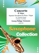Concerto Bb Major by Telemann Georg Philipp - Slokar and Fluck - for Soprano Saxophone and Organ (Soprano Saxophone and Organ)