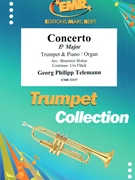 Concerto Eb Major by Telemann Georg Philipp - Slokar and Fluck - for Trumpet and Organ (Trumpet and Organ)
