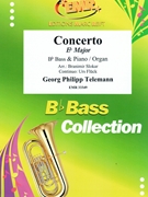 Concerto Eb Major by Telemann Georg Philipp - Slokar and Fluck - for Bb Bass and Piano (Bb Bass and Piano)