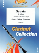 Sonata C minor by Telemann Georg Philipp for Clarinet and Piano (Clarinet and Piano)