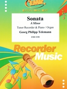 Sonata A minor by Telemann Georg Philipp for Tenor Recorder and Piano (Tenor Recorder and Piano)