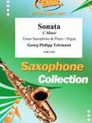Sonata C minor by Telemann Georg Philipp for Tenor Saxophone and Piano (Tenor Saxophone and Piano)