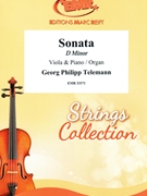 Sonata D minor by Telemann Georg Philipp for Viola and Organ (Viola and Organ)