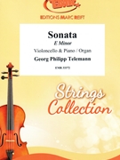 Sonata E minor by Telemann Georg Philipp for Violoncello and Organ (Violoncello and Organ)