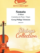 Sonata D minor by Telemann Georg Philipp for Contrabass and Organ (Contrabass and Organ)