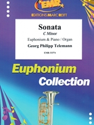 Sonata C minor by Telemann Georg Philipp for Euphonium and Piano (Euphonium and Piano)