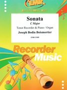 Sonate C Major by Boismortier Joseph Bodin de for Tenor Recorder and Organ (Tenor Recorder and Organ)