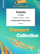 Sonate Ab Major by Boismortier Joseph Bodin de for Trumpet and Organ (Trumpet and Organ)