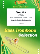 Sonate C Major by Boismortier Joseph Bodin de for Bass Trombone and Piano (Bass Trombone and Piano)