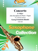 Concerto Eb Major by Handel George Frideric - Klemens Schnorr - for Alto Saxophone and Piano (Alto Saxophone and Piano)