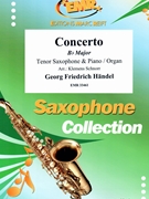Concerto Bb Major by Handel George Frideric - Klemens Schnorr - for Tenor Saxophone and Piano (Tenor Saxophone and Piano)