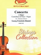Concerto A Major by Handel George Frideric - Klemens Schnorr - for Contrabass and Piano (Contrabass and Piano)