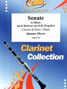 Sonate G Minor by Meyer Hannes for Clarinet and Organ (Clarinet and Organ)