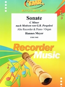 Sonate C Minor by Meyer Hannes for Alto Recorder and Piano (Alto Recorder and Piano)