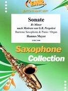 Sonate Bb Minor by Meyer Hannes for Baritone Saxophone and Organ (Baritone Saxophone and Organ)