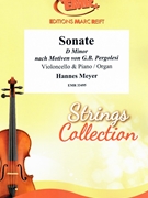 Sonate D Minor by Meyer Hannes for Violoncello and Piano (Violoncello and Piano)