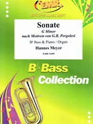 Sonate G Minor by Meyer Hannes for Bb Bass and Organ (Bb Bass and Organ)