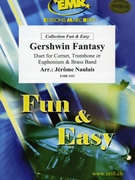 Gershwin Fantasy by Mortimer John Glenesk for Brass Duet and Brass Band (Brass Duet and Brass Band (DUET for Cornets Trombones Euphoniums))