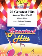 20 Greatest Hits Around The World by Mourey Colette for Viola and Piano (Viola and Piano)