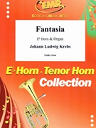 Fantasia by Krebs Johann Ludwig for Eb Horn and Organ (Eb Horn and Organ)