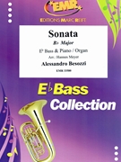 Sonata Bb Major by Besozzi Alessandro - Hannes Meyer - for Eb Bass and Piano (Eb Bass and Piano)