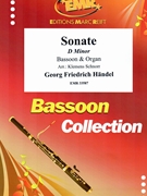 Sonate D minor by Handel George Frideric - Klemens Schnorr - for Bassoon and Organ (Bassoon and Organ)