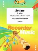 Sonate B minor by Loeillet Jean-Baptiste for Alto Recorder and Organ (Alto Recorder and Organ)