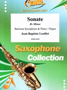 Sonate Bb minor by Loeillet Jean-Baptiste for Baritone Saxophone and Organ (Baritone Saxophone and Organ)