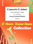 Concerto G minor by Handel George Frideric - Ted Barclay - for Eb Horn and Organ (Eb Horn and Organ)