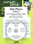 Solo Pieces Vol. 5 by Mortimer John Glenesk for Tenor Saxophone and Organ (Tenor Saxophone and Organ (+ Play Back / Play Along CD optional))