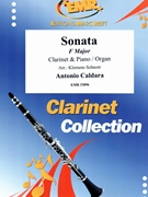Sonata F Major by Caldara Antonio - Klemens Schnorr - for Clarinet and Piano (Clarinet and Piano)