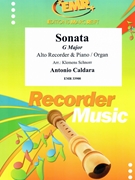 Sonata G Major by Caldara Antonio - Klemens Schnorr - for Alto Recorder and Organ (Alto Recorder and Organ)