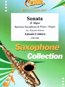 Sonata in Ab Major by Caldara Antonio - Klemens Schnorr - for Baritone Saxophone and Piano (Baritone Saxophone and Piano)