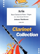 Aria by Mattheson Johann - Mortimer John Glenesk - for Bass Clarinet and Organ (Bass Clarinet and Organ)