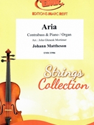 Aria by Mattheson Johann - Mortimer John Glenesk - for Contrabass and Piano (Contrabass and Piano)