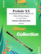 Prelude XX by Bach Johann Sebastian - Walter Hilgers - for Oboe and Piano (Oboe and Piano)