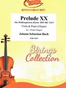 Prelude XX by Bach Johann Sebastian - Walter Hilgers - for Viola and Organ (Viola and Organ)