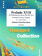 Prelude XVII by Bach Johann Sebastian - Walter Hilgers - for Trumpet and Piano (Trumpet and Piano)