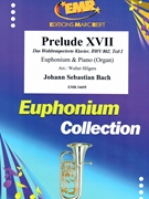 Prelude XVII by Bach Johann Sebastian - Walter Hilgers - for Euphonium and Piano (Euphonium and Piano)