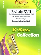 Prelude XVII by Bach Johann Sebastian - Walter Hilgers - for Bb Bass and Piano (Bb Bass and Piano)