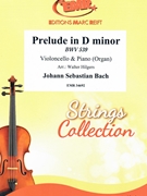 Prelude in D minor by Bach Johann Sebastian - Walter Hilgers - for Violoncello and Piano (Violoncello and Piano)