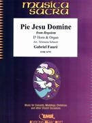Pie Jesu Domine by Faure Gabriel - Klemens Schnorr - for Eb Horn and Organ (Eb Horn and Organ)