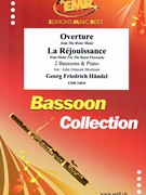 Overture from The Water Music / La Rejouissance from Music For The Royal Fireworks by Handel George Frideric - Mortimer John Glenesk - for 2 Bassoons and Piano (2 Bassoons and Piano)