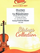 Overture from The Water Music / La Rejouissance from Music For The Royal Fireworks by Handel George Frideric - Mortimer John Glenesk - for 2 Violins and Piano (2 Violins and Piano)