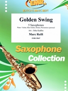 Golden Swing by Reift Marc - Jirka Kadlec - for 5 Saxophones (5 Saxophones (S(A)A(T)A(T)TB) (Piano / Guitar Bass Guitar Drums Percussion (optional)))