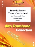 Introduzione - Tema e Variazioni by Tibor Georg for Alto Trombone and Piano (Alto Trombone and Piano)