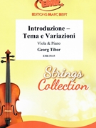 Introduzione - Tema e Variazioni by Tibor Georg for Viola and Piano (Viola and Piano)