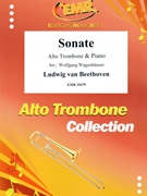Sonate by Beethoven Ludwig van - Wolfgang Wagenhauser - for Alto Trombone and Piano (Alto Trombone and Piano)