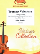 Trumpet Voluntary by Stanley John - Mourey Colette - for String Quintet (String Quintet (Piano / Guitar String Bass Glockenspiel Timpani (optional)))